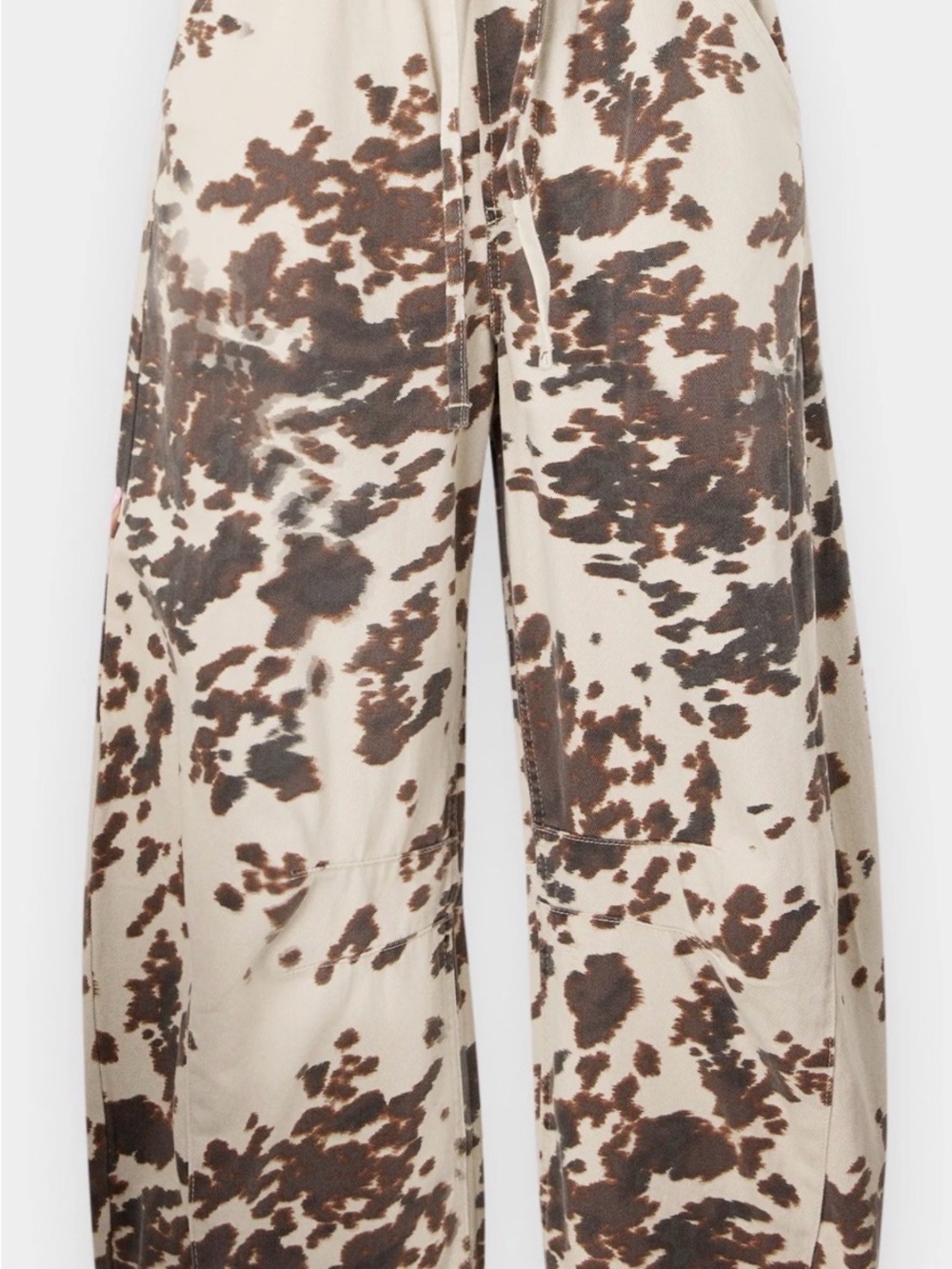 GAP Mid Rise UltraSoft Horseshoe Barrel Pants Size L